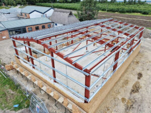 New Steel Framed Building - Hawkins Steel Ltd