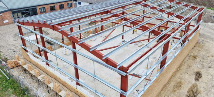 New Steel Framed Building - Hawkins Steel Ltd