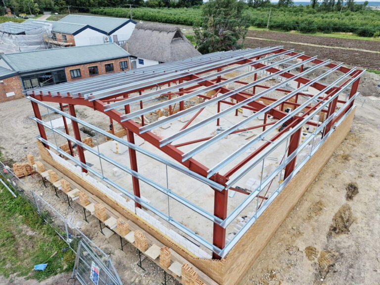 New Steel Framed Building - Hawkins Steel Ltd